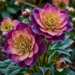 Морозник Претти Элен Рэд купить по цене от 509р. в интернет-магазине «Посадика» с доставкой почтой в в Среднеколымске и по всей России – [изображение №1].